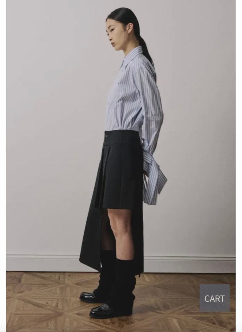 ujoh ストライプシャツ