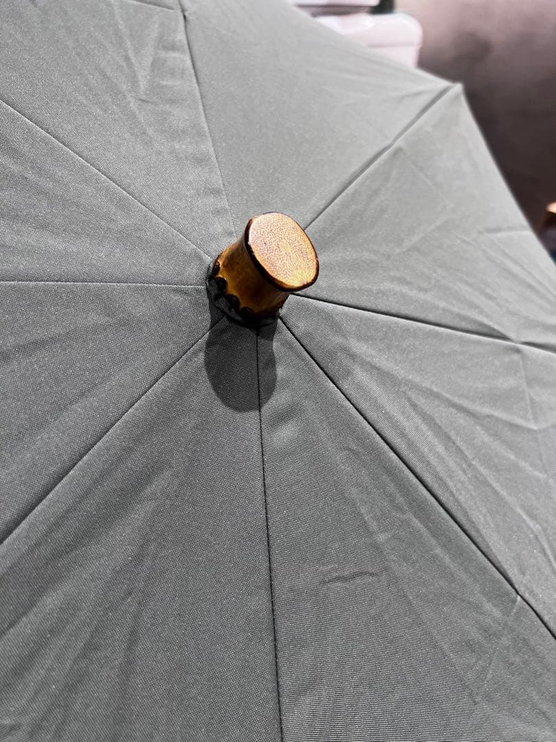 untule 完全遮光100% 3段EASY 折りたたみ日傘55cmオリーブ