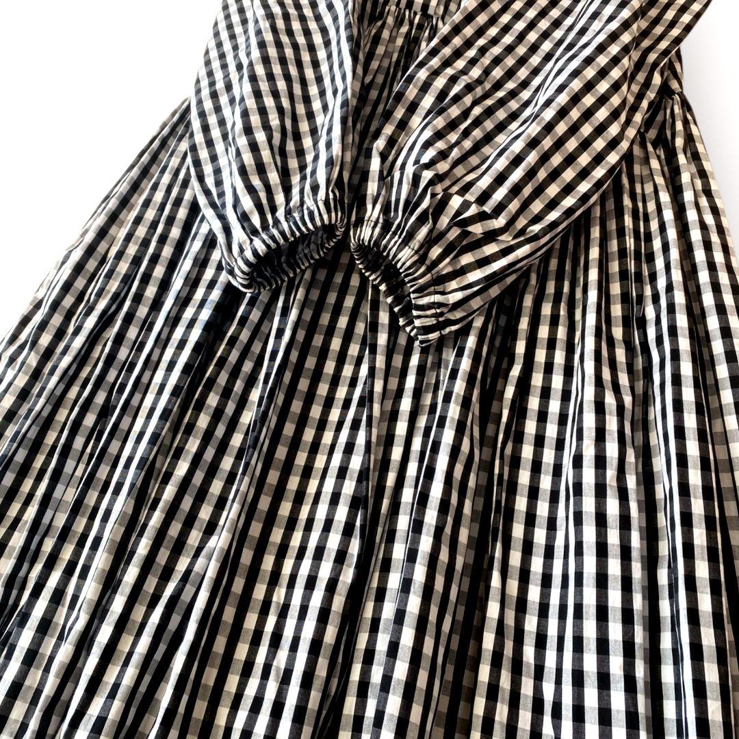 ビアズリー BEARDSLEY ロングワンピース ギンガムチェック ゆっくり