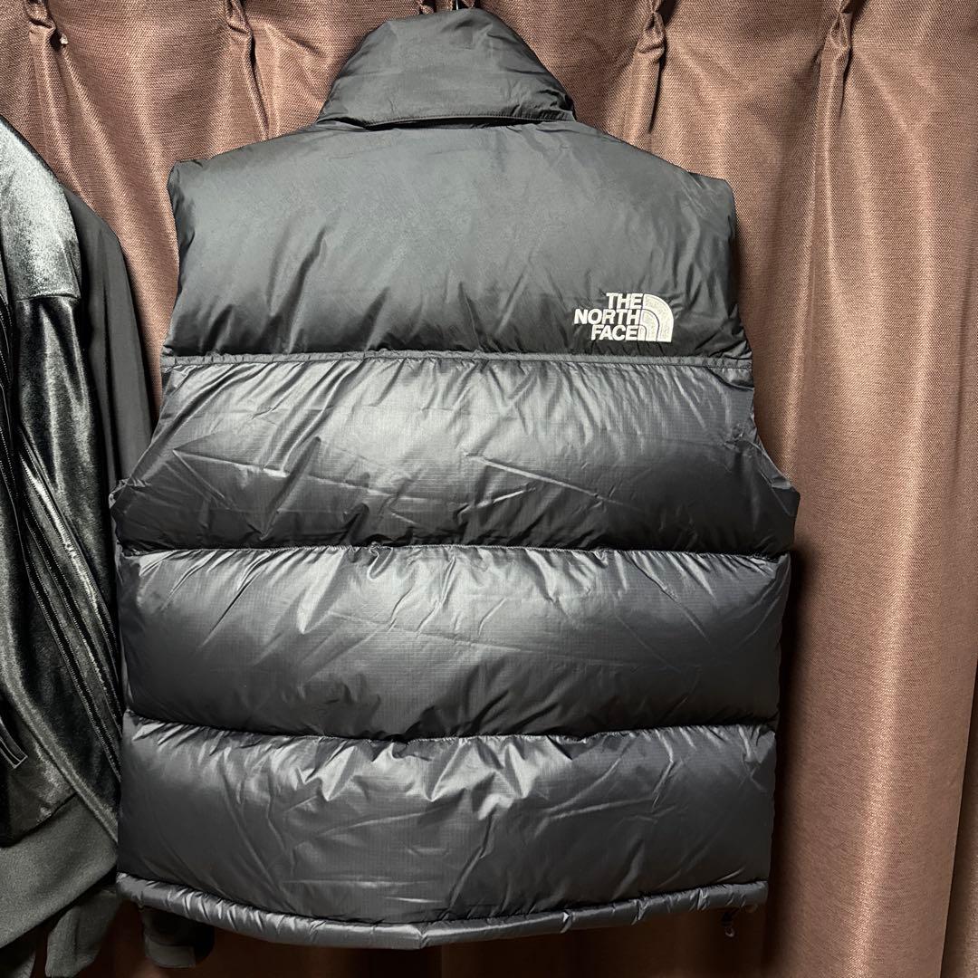正規品 美品 THE NORTH FACE ブラック ダウンベスト ヌプシ
