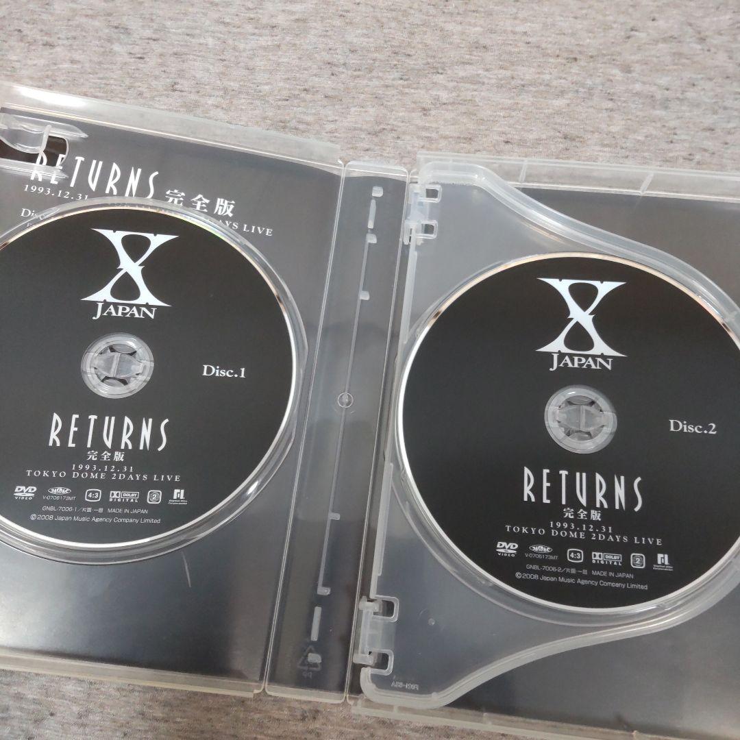X JAPAN RETURNS 完全版 DVD-BOX　初回生産限定盤　新品同様