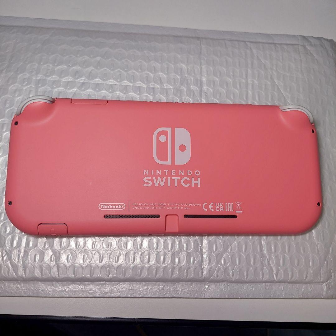 NintendoSwitch Lite本体 コーラルピンク 充電器付き