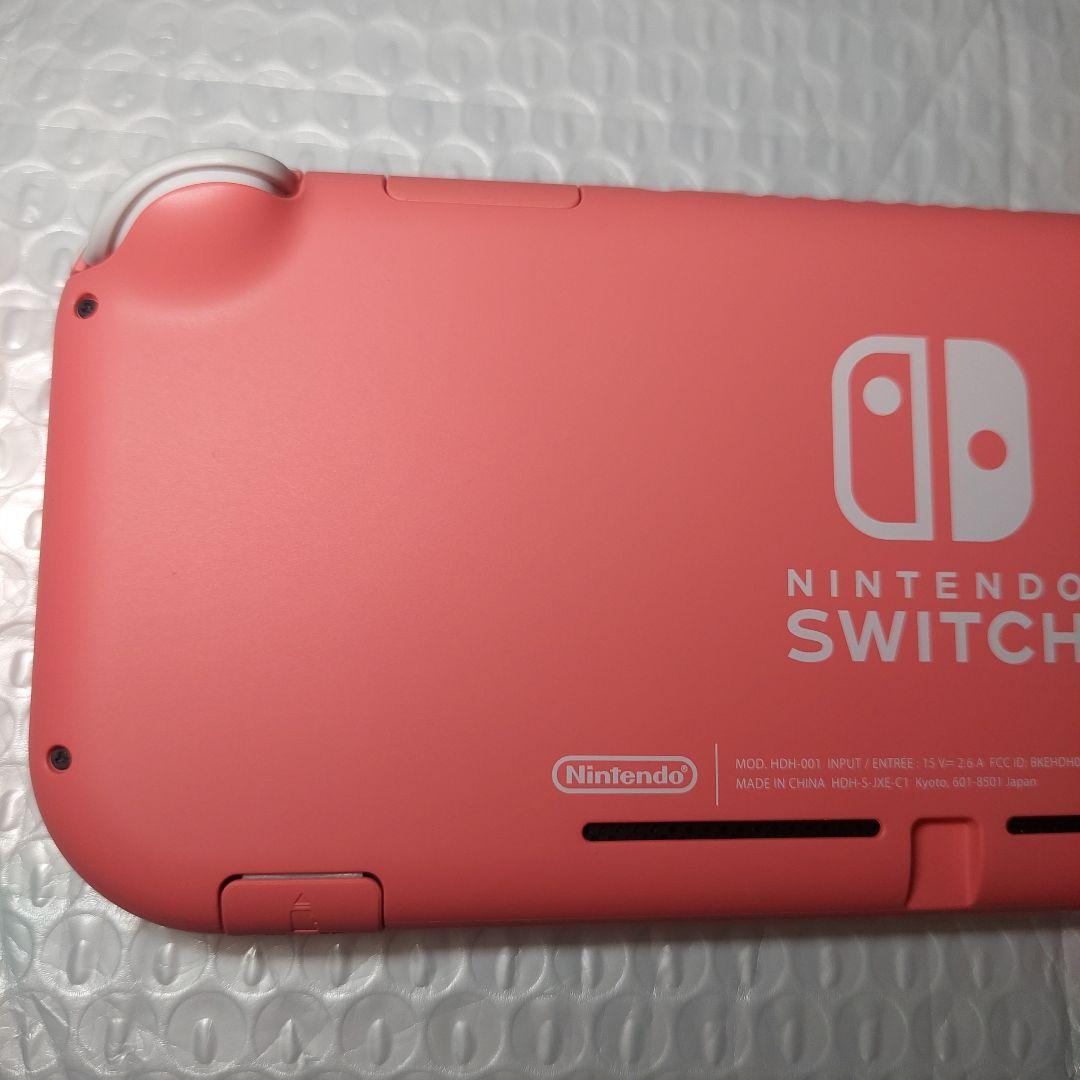 NintendoSwitch Lite本体 コーラルピンク 充電器付き