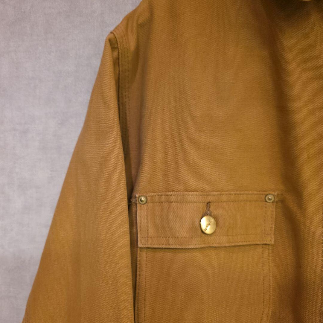 90s USA製　カーハート　ミシガンチョアコート　希少な裏地無し　ヴィンテージ