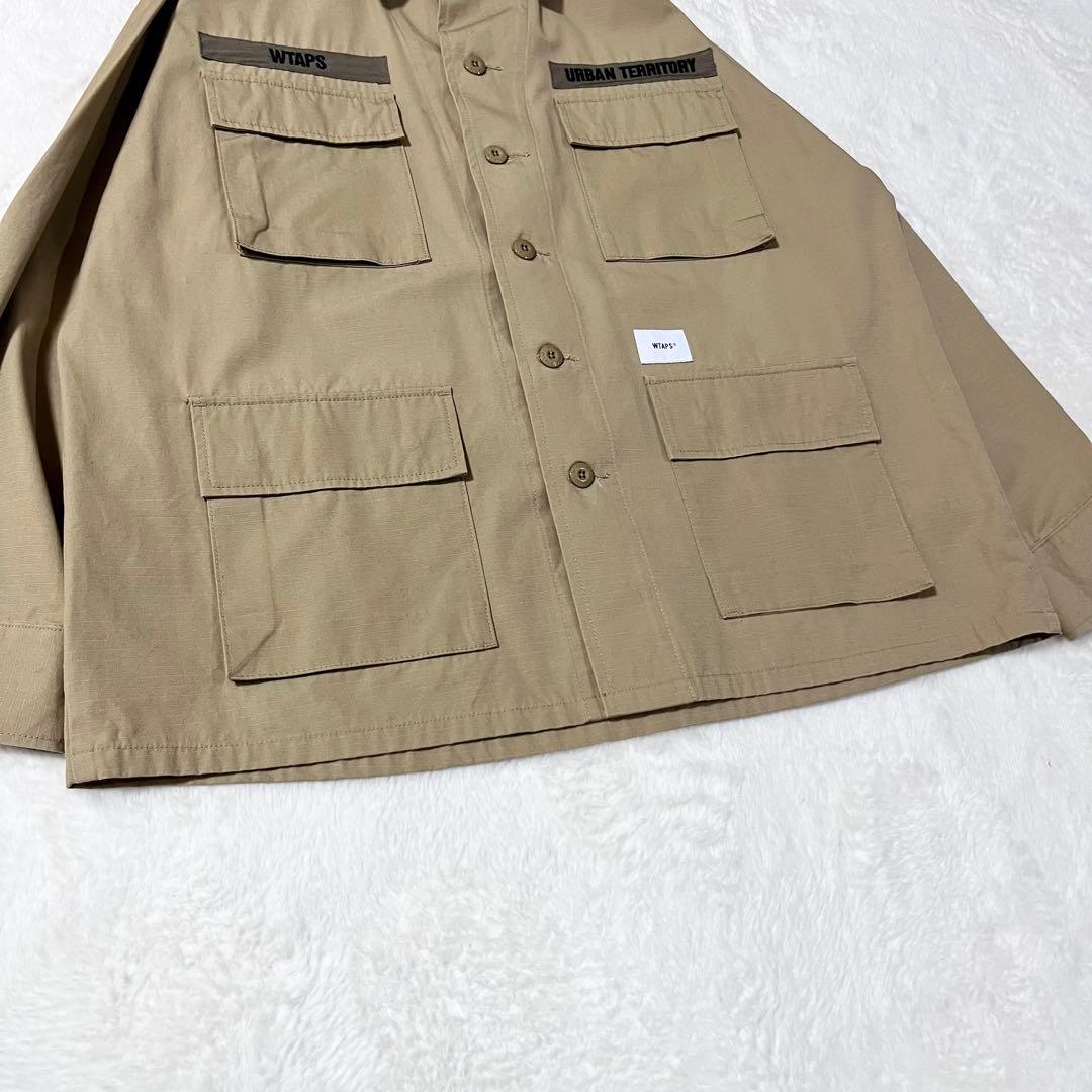 極美品✨WTAPS JUNGLE 02 LS COTTON RIPSTOP