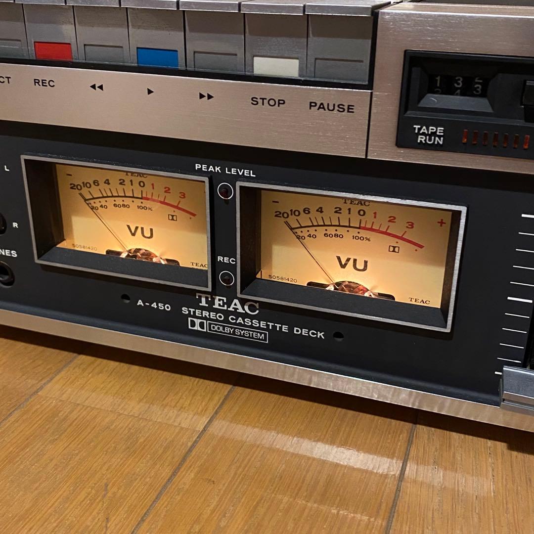 TEAC A-450 カセットデッキ〈ジャンク扱い〉