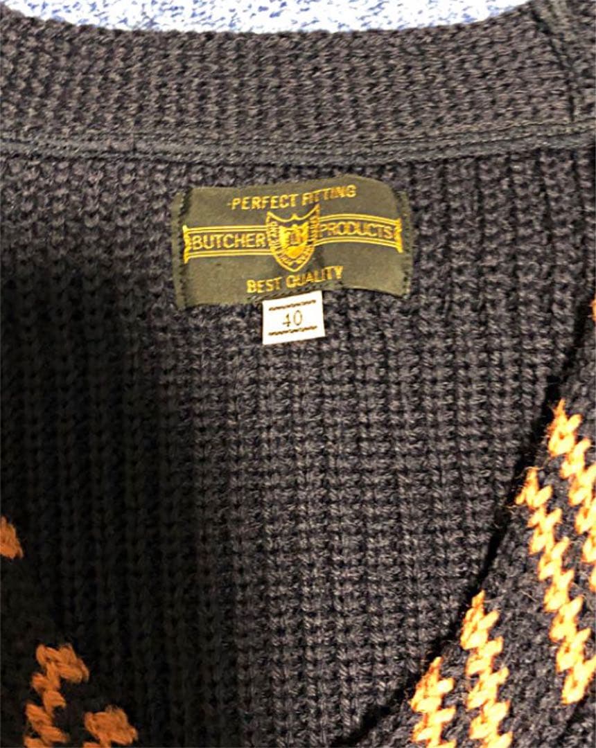 美品 At last&co. ブッチャープロダクツ ニットセーター 40