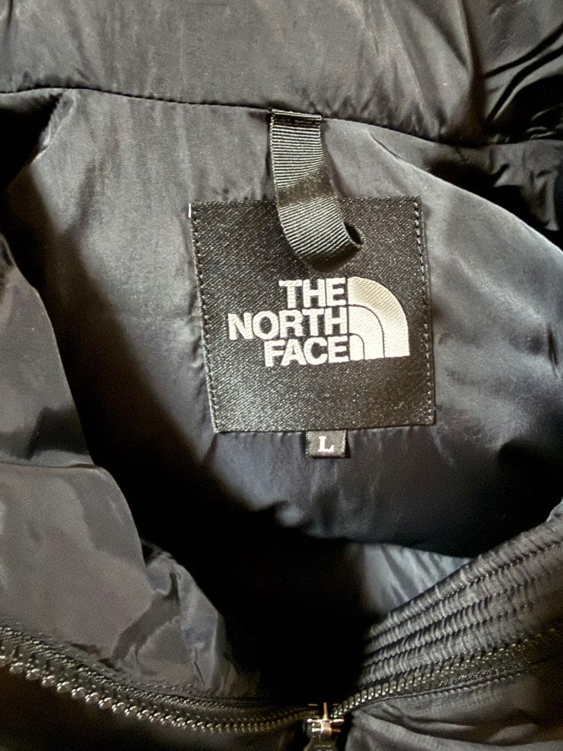 THE NORTH FACE ブラック ダウンジャケット Lサイズ　ヌプシ