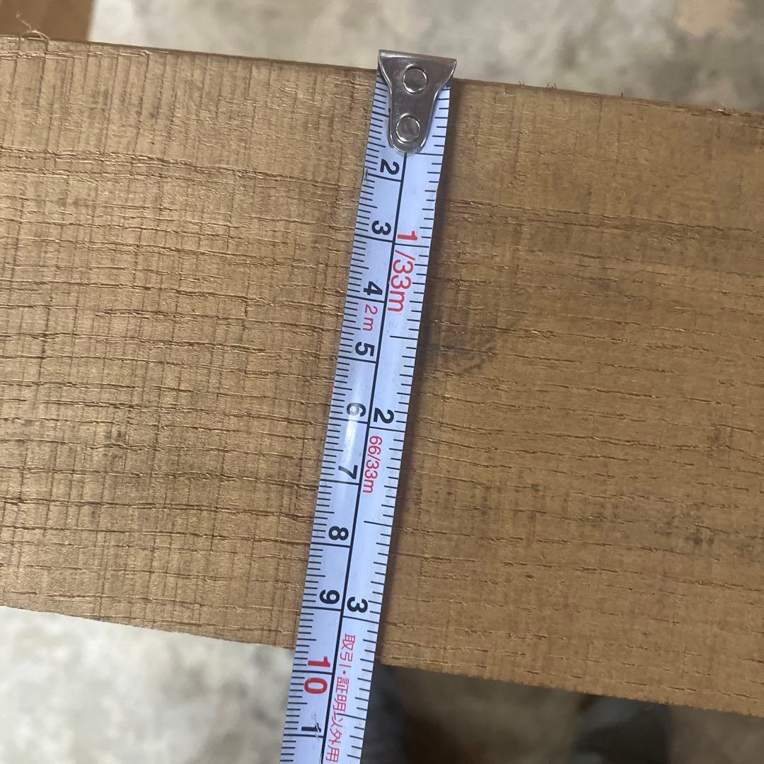 栗材　貴重　節少ない　乾燥済み