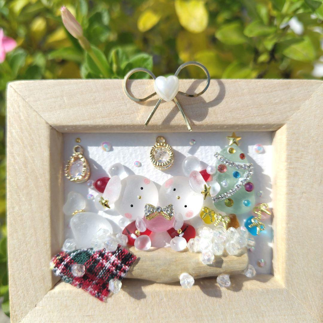 シーグラスアート『 Merry Christmas⁺ ⊹˚.～mini～』他2点