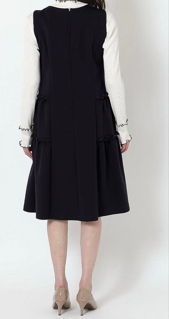 RoseTiara ローズティアラ　ティアードジャンパースカート　42