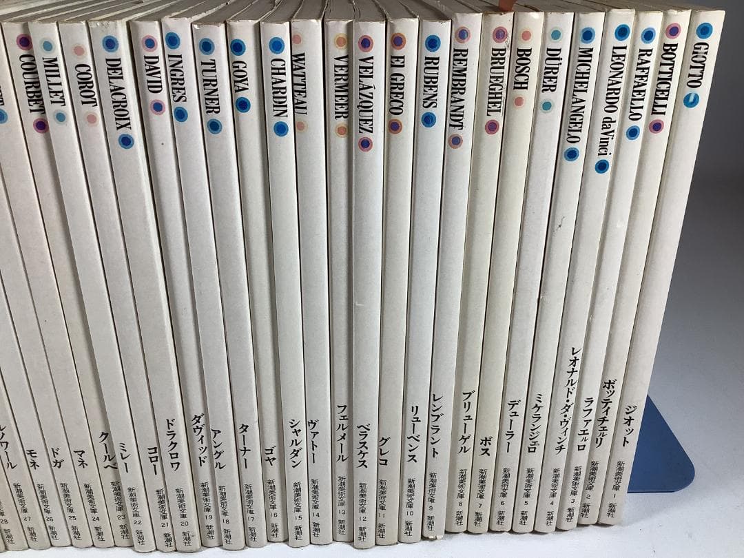 新潮美術文庫 全50冊 全巻揃い 西洋美術 画家別シリーズ 完結セット 欠品なし