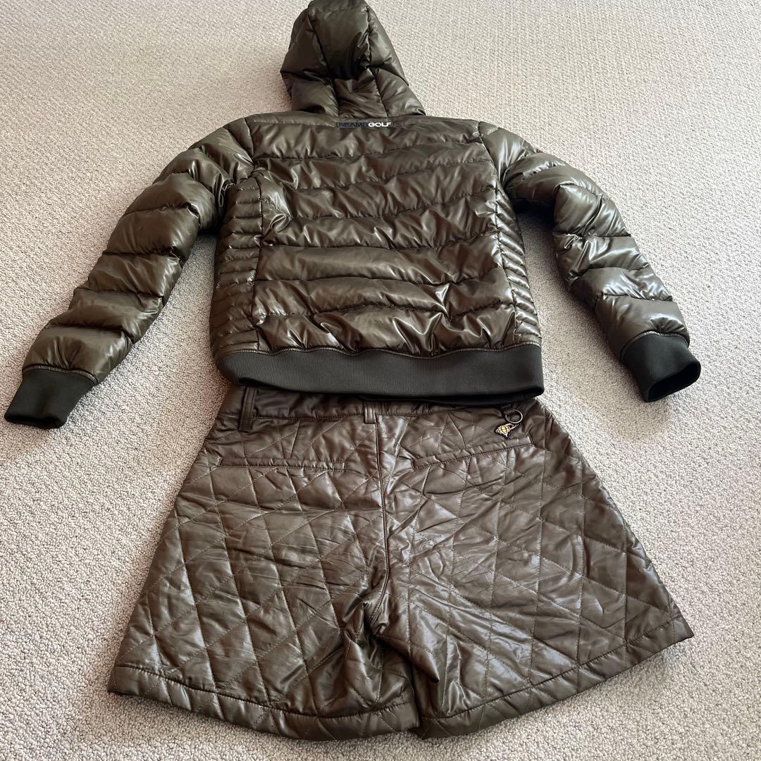 Beams Golf ダウンジャケット＆ショーツセット