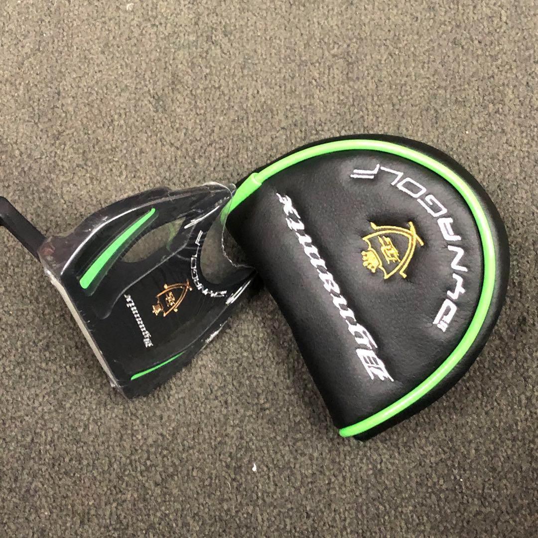 【新品】最安！極太グリップと大型ヘッドの安定感抜群のカッコいいダイナミクスパター