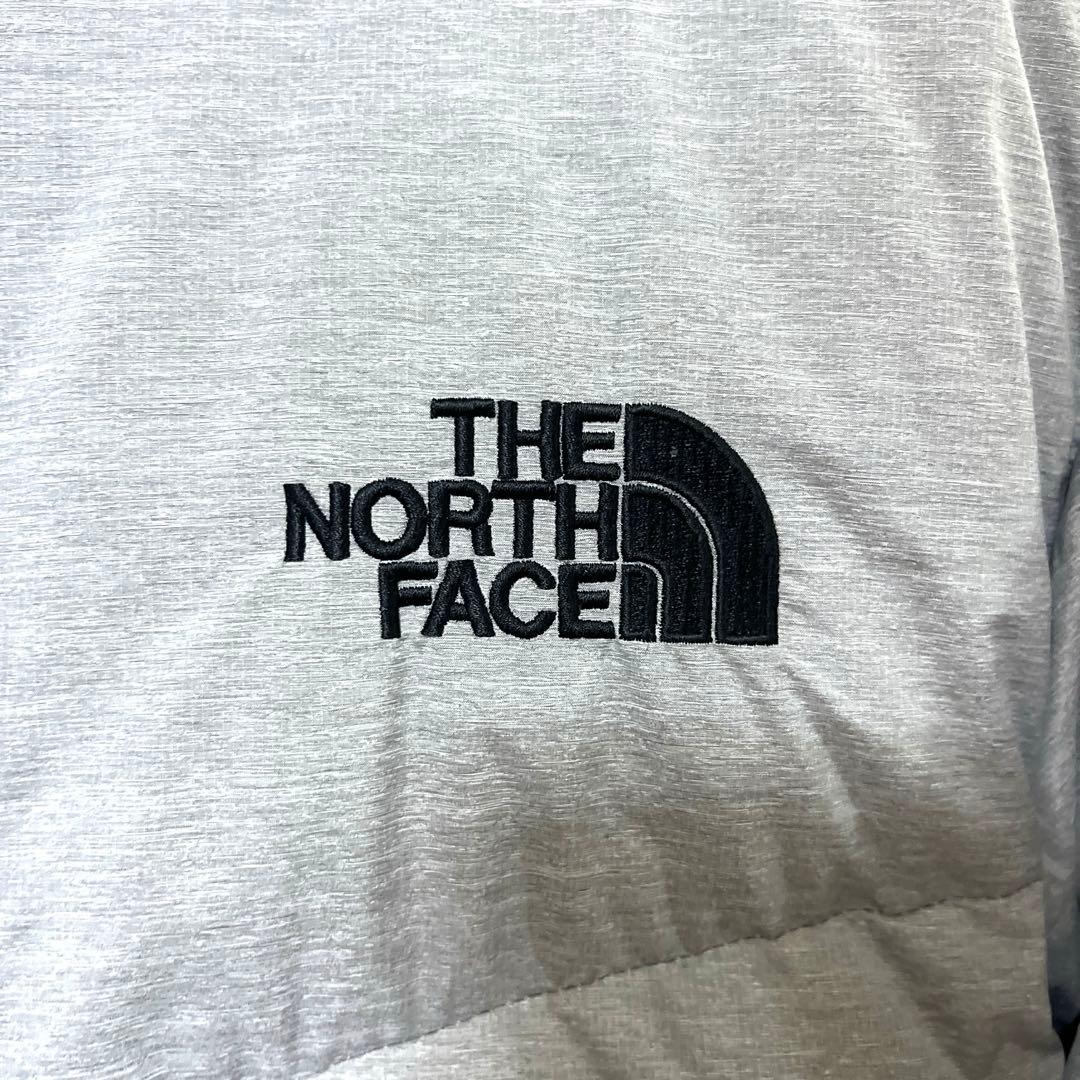 ノースフェイス ロングダウンジャケット メンズM レディースL XL グレー