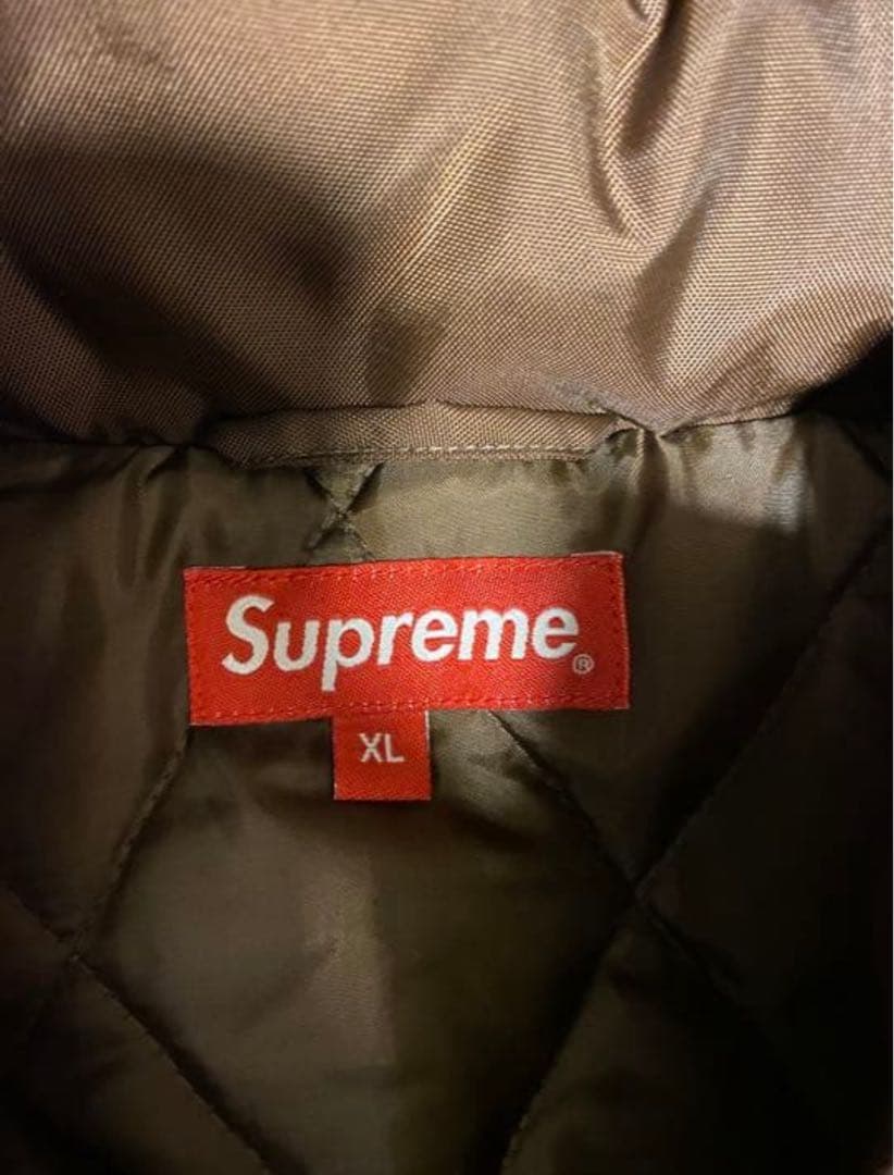 最終値下げ　Supreme sports piping puffy jacket