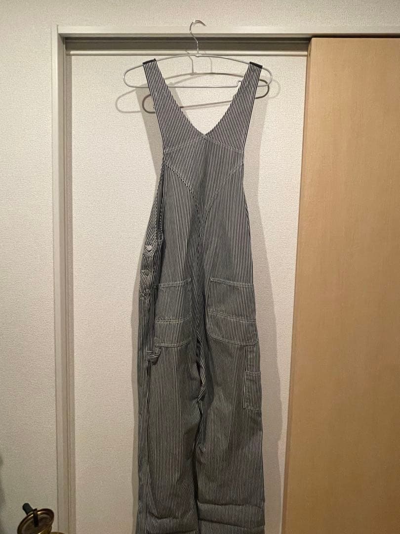 カーハートオーバーオール ストライプ