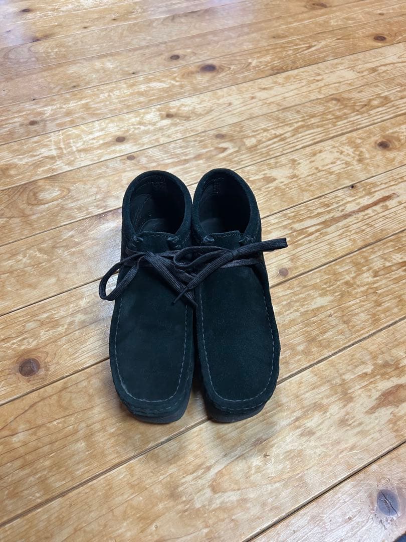クラークス　ワラビー　ブラック uk5 24cm