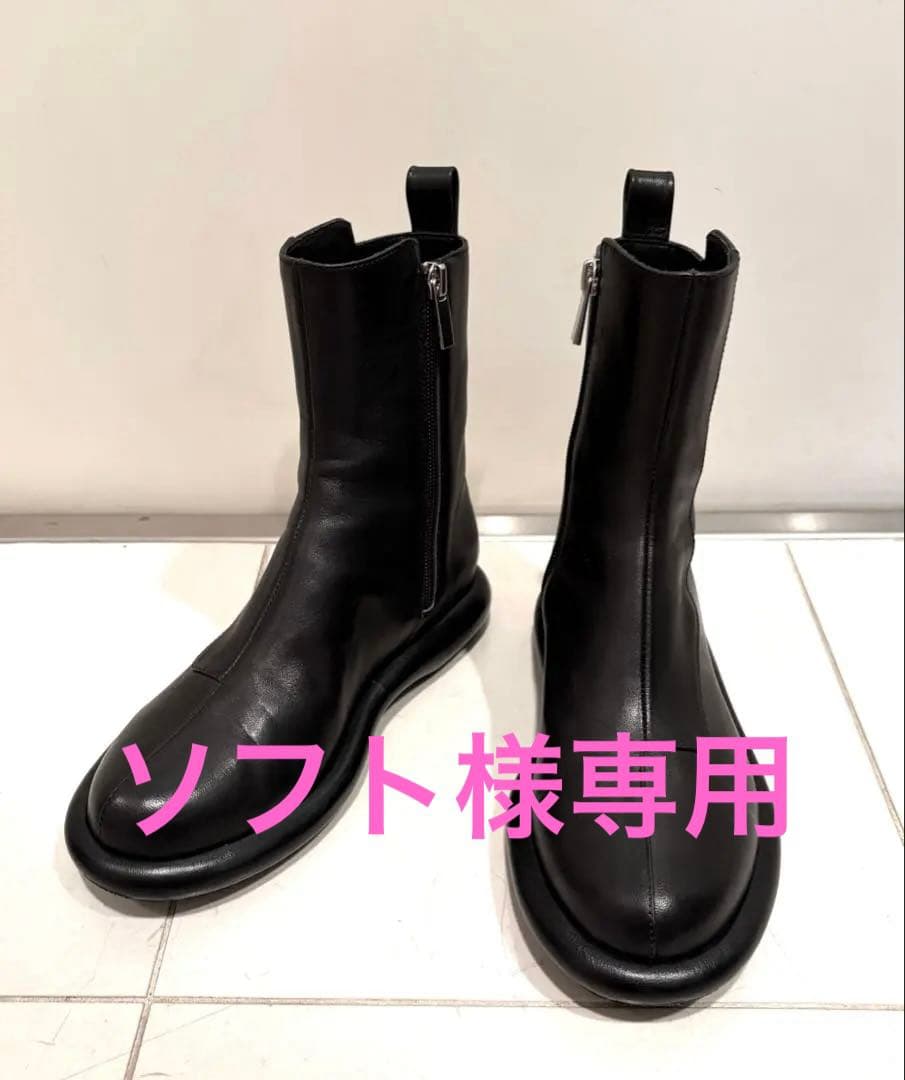 un3d. ローヒールブーツ