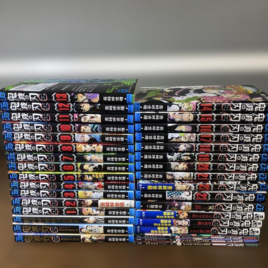 【豪華セット】鬼滅の刃 全巻+見聞録+外伝＋短編集＋ノベル＋キャラクターズ