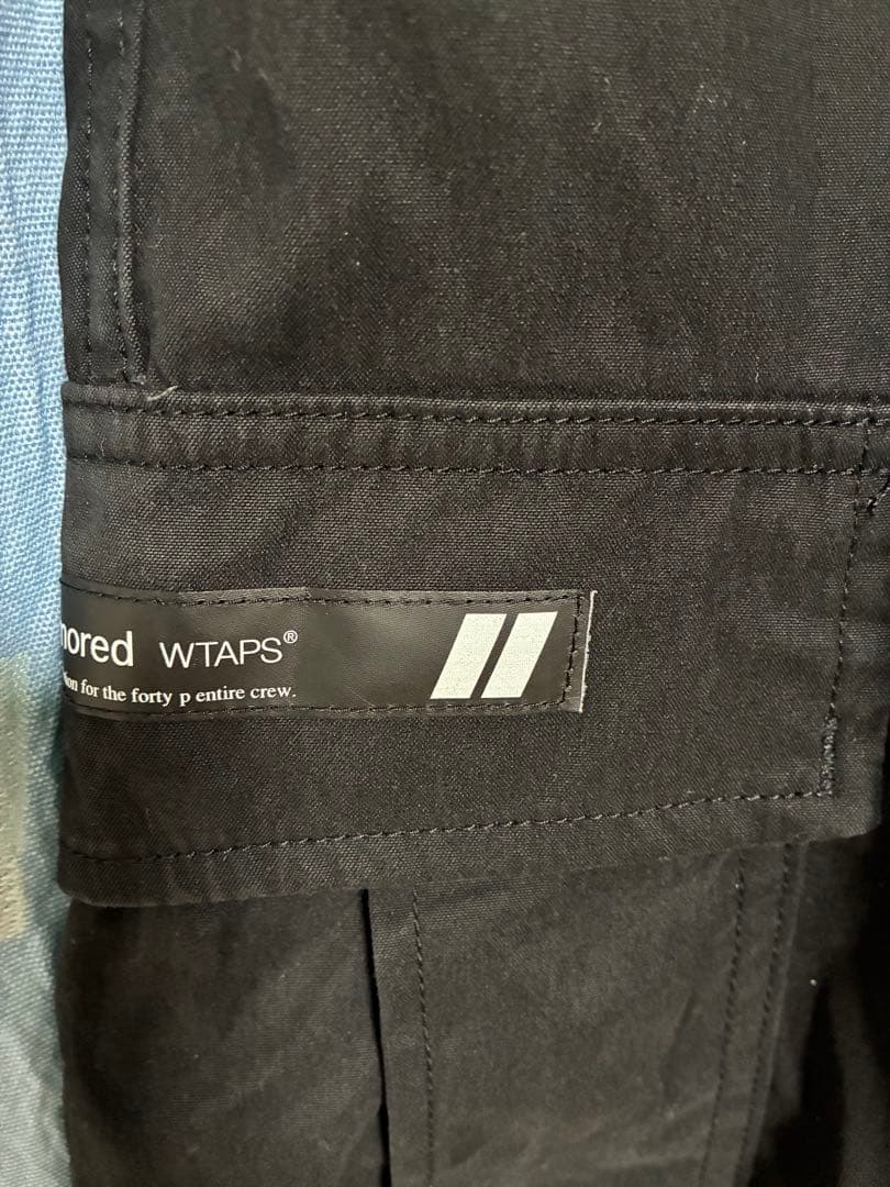 WTAPS 232WVDT-PTM07 23AW カーゴパンツ 黒 2