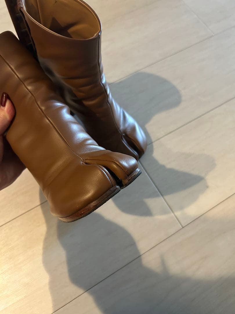 chaspyさま専用　マルジェラ　タビアンクルブーツ　8センチヒール