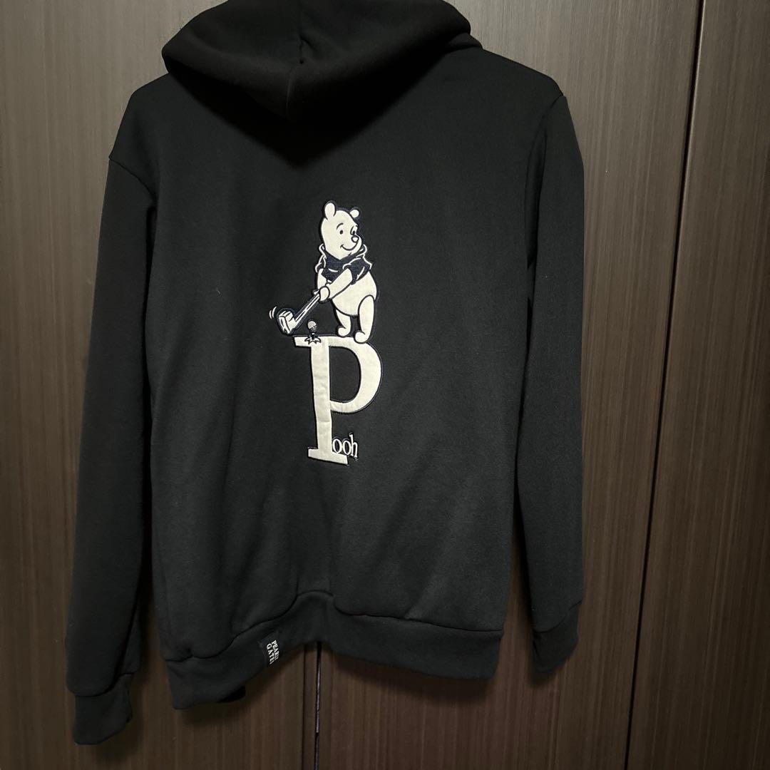 パーリーゲイツ　限定　プーさん パーカー　新品未使用　タグ付き　黒サイズ1