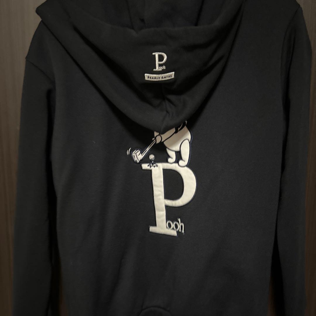 パーリーゲイツ　限定　プーさん パーカー　新品未使用　タグ付き　黒サイズ1