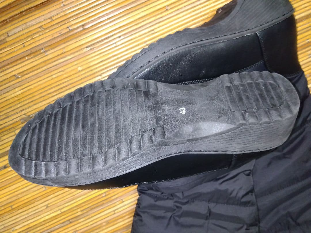 NEW ユニセックス　厚底ニーハイスノーブーツ 　ブラック