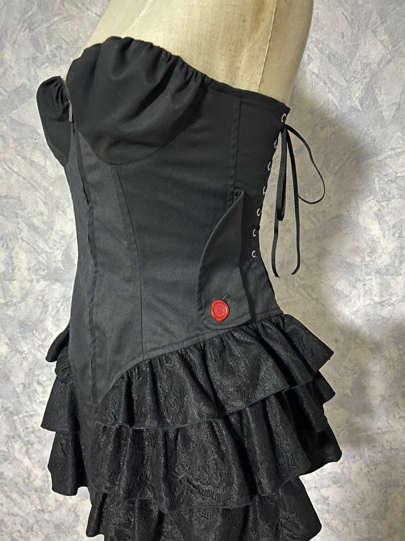 alice auaa アリスアウアア ビスチェ フリルミニワンピース