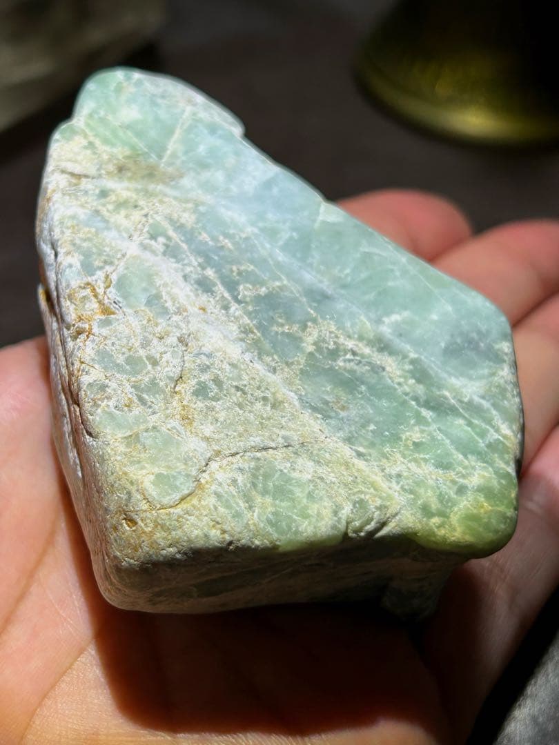 ⭐️別格高級品！来福開運秘宝①！国石！糸魚川翡翠　ジェダイト　原石
