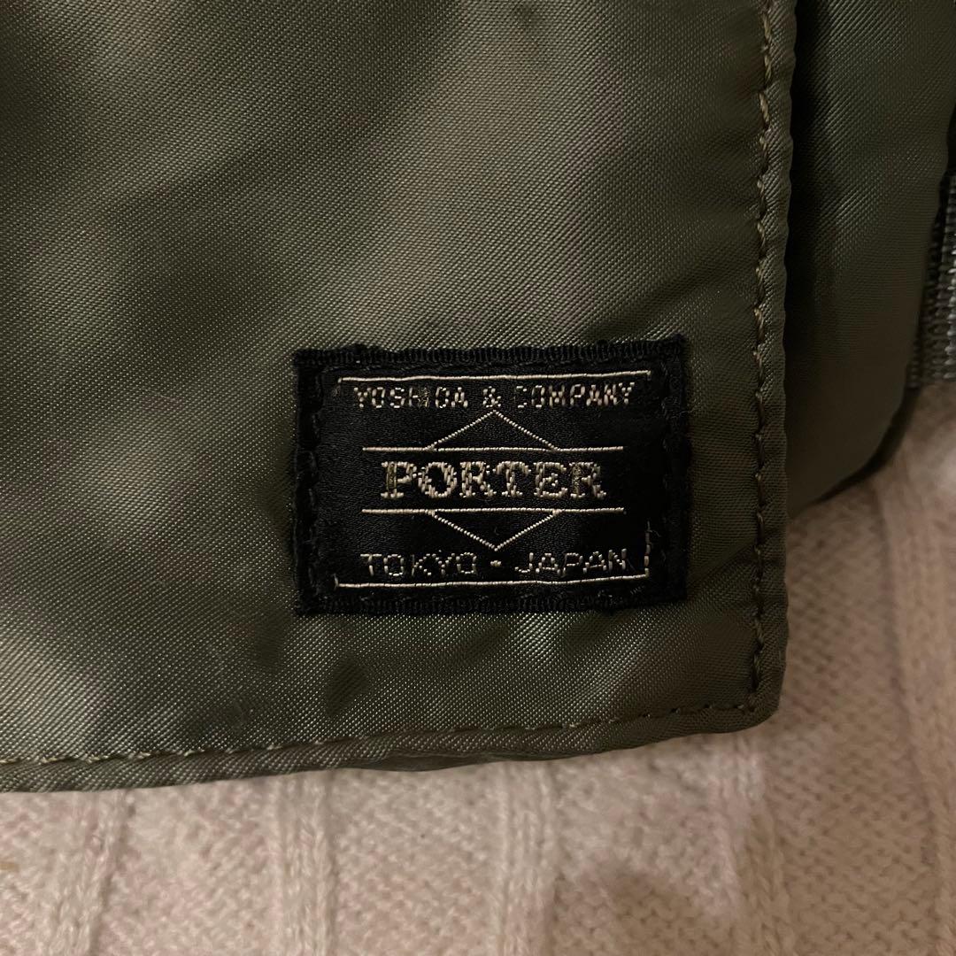 【美品✨】PORTER TANKER ショルダーバッグ セージグリーン 2way