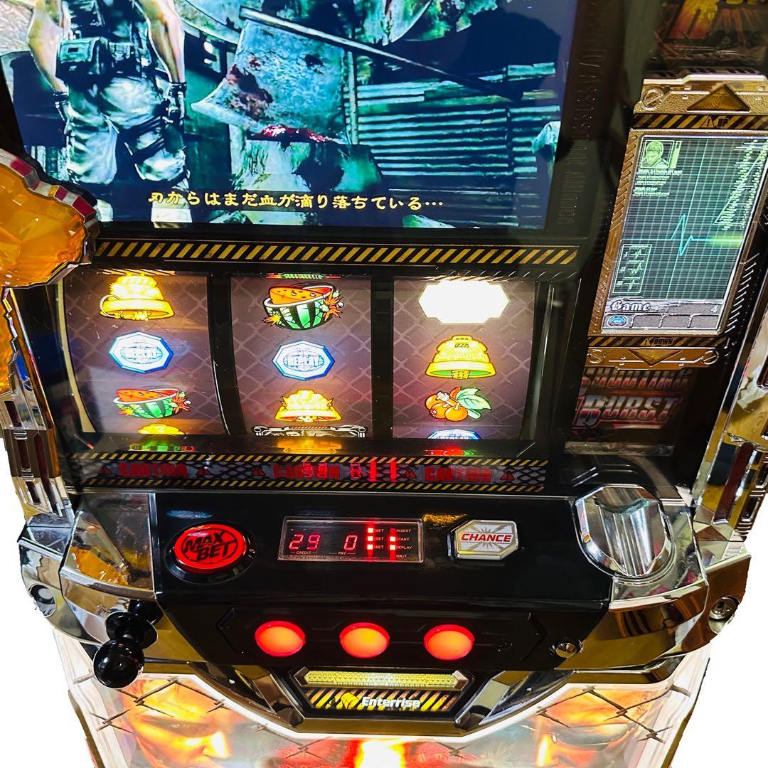 初*者様 バイオハザード 5 不要機付き パチスロ 実機