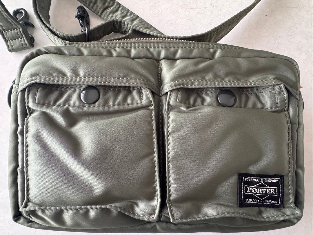 PORTER タンカー ショルダーバッグ オリーブ色