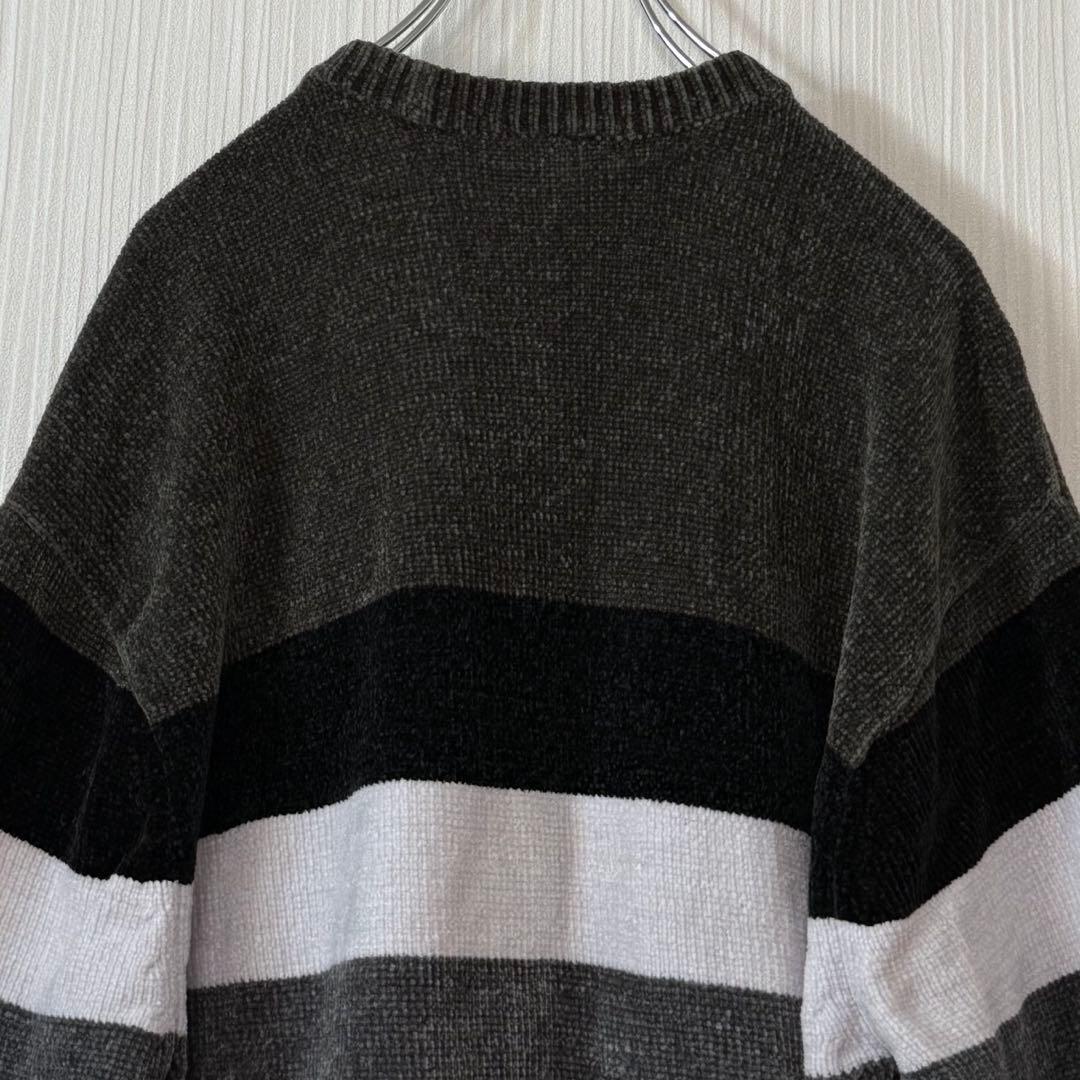 【完売品】Supreme シェニール ボーダー セーター