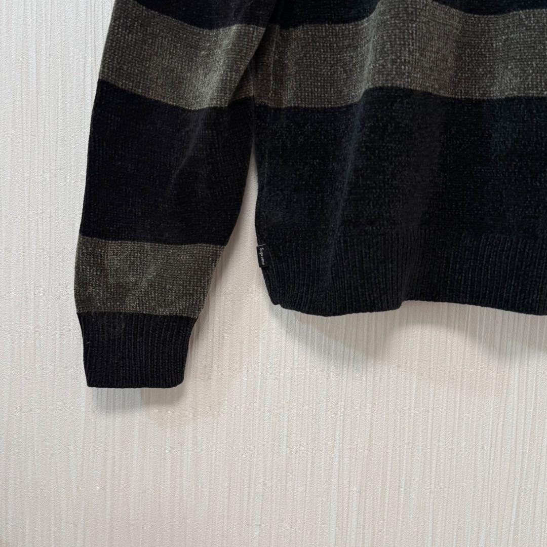 【完売品】Supreme シェニール ボーダー セーター