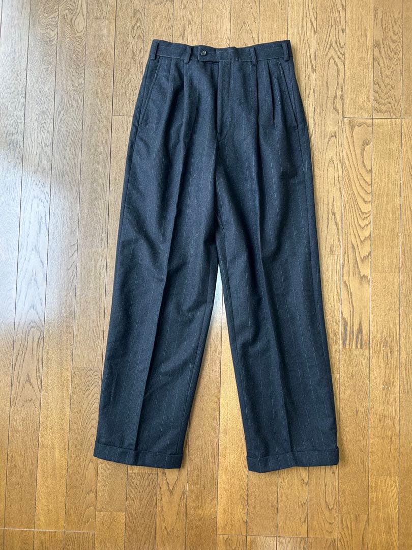 80s COMME des GARCONS HOMME ウールスラックス　M