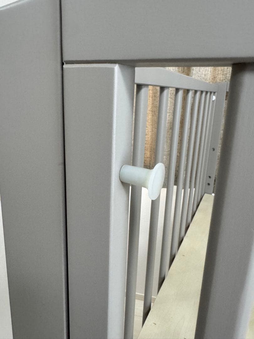 【美品】ベビーベッド 大和屋 ノモック ミニ Wオープンハイタイプ