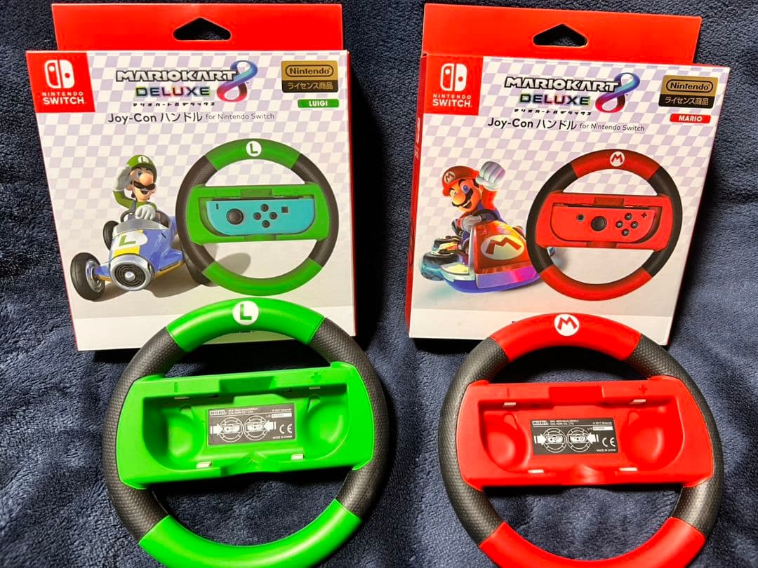 ★暁さん専用★ Switchマリオカート8 デラ Joy-Conハンドル2個