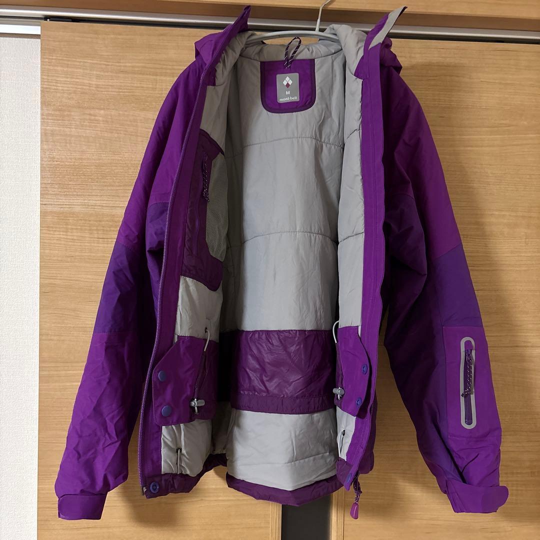 本日発送可 モンベル パウダーライト パーカ 中綿 ジャケット スキー ウェ