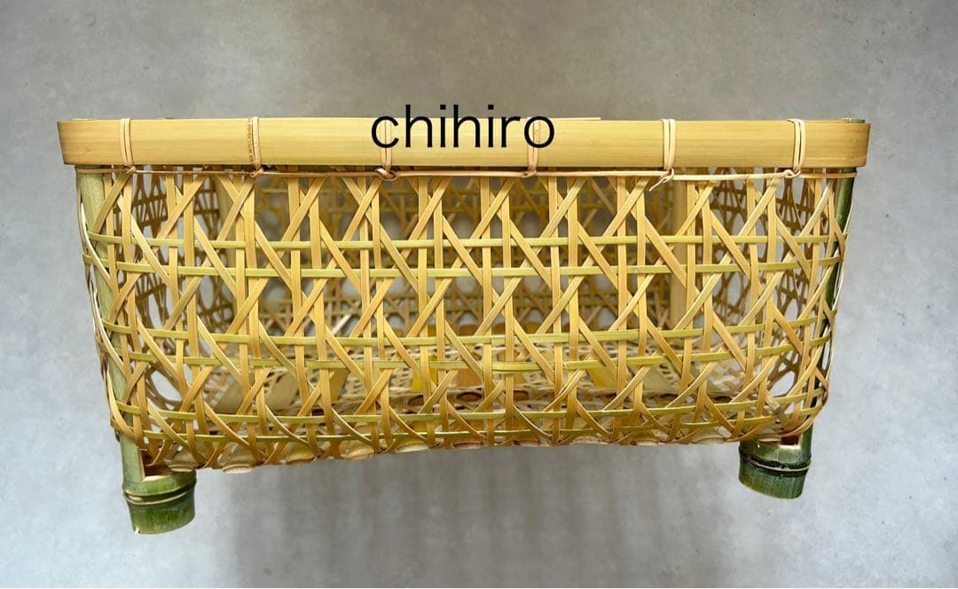 水切り竹かご 椀かご（新品未使用）直径横約34.5センチ縦約27高さ約18.5