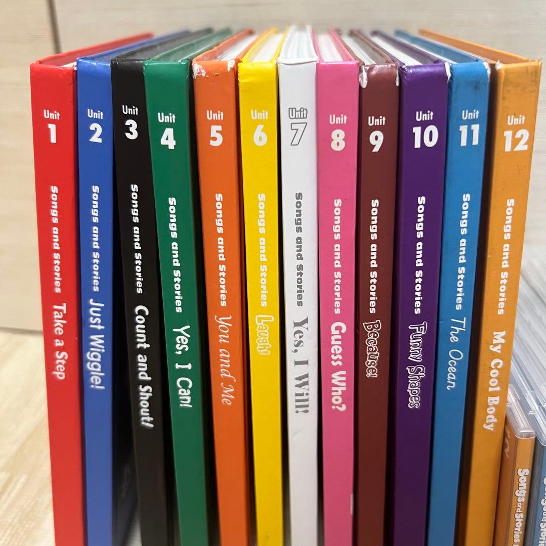 GrapeSEEDテキストCD&DVDユニット1〜12セット幼児英語教材