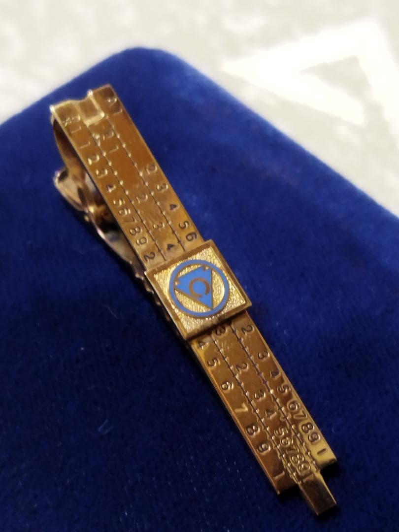 10K ネクタイピン　銀座WAKO SILVER　10K刻印　企業名　未使用