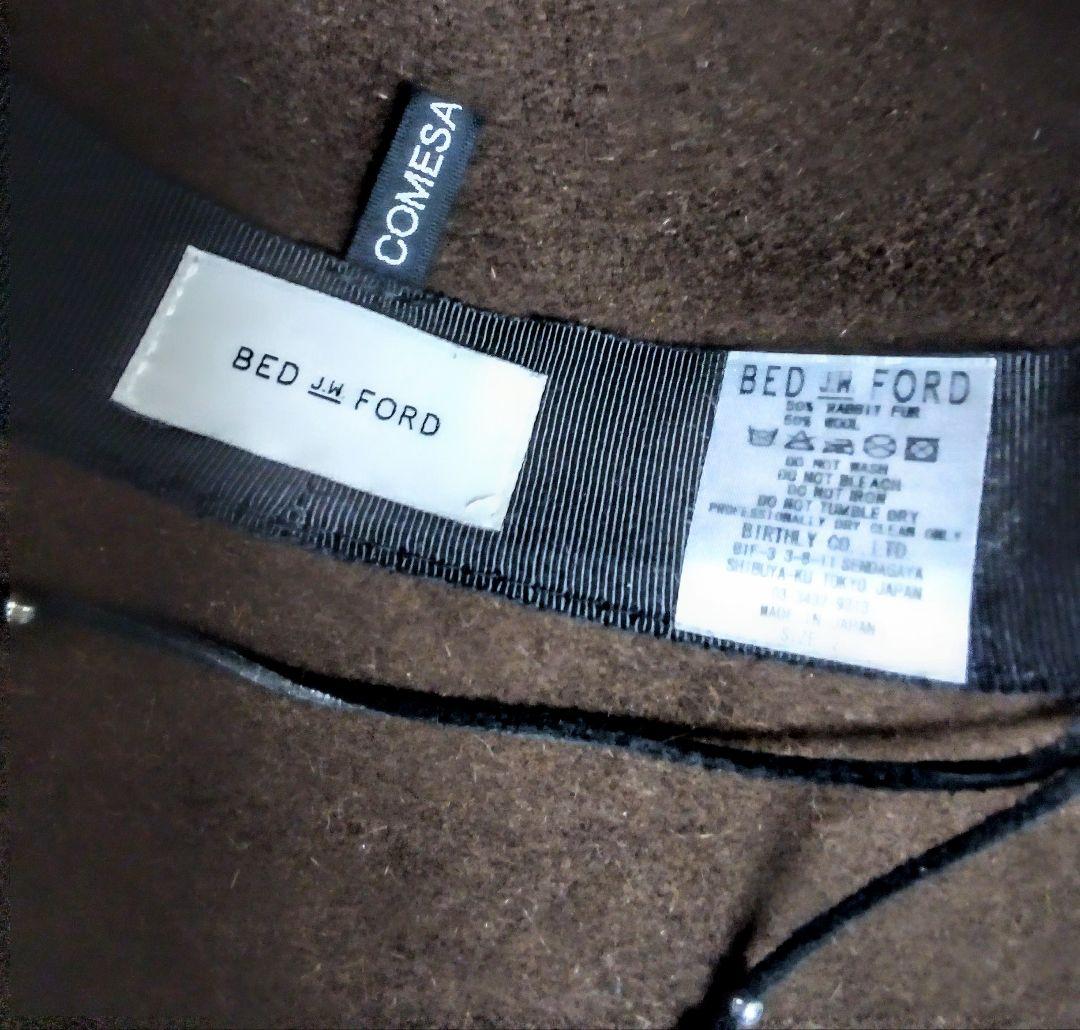 新品未使用タグ付　BED J.W FORDラビットウールハット