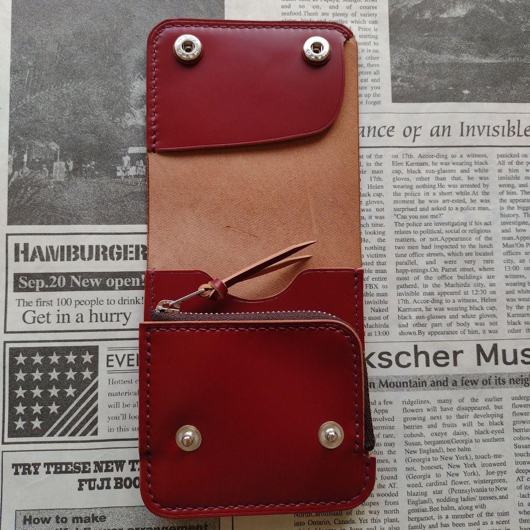 やや訳あり　総コードバン　ショートトラッカー　ウォレット