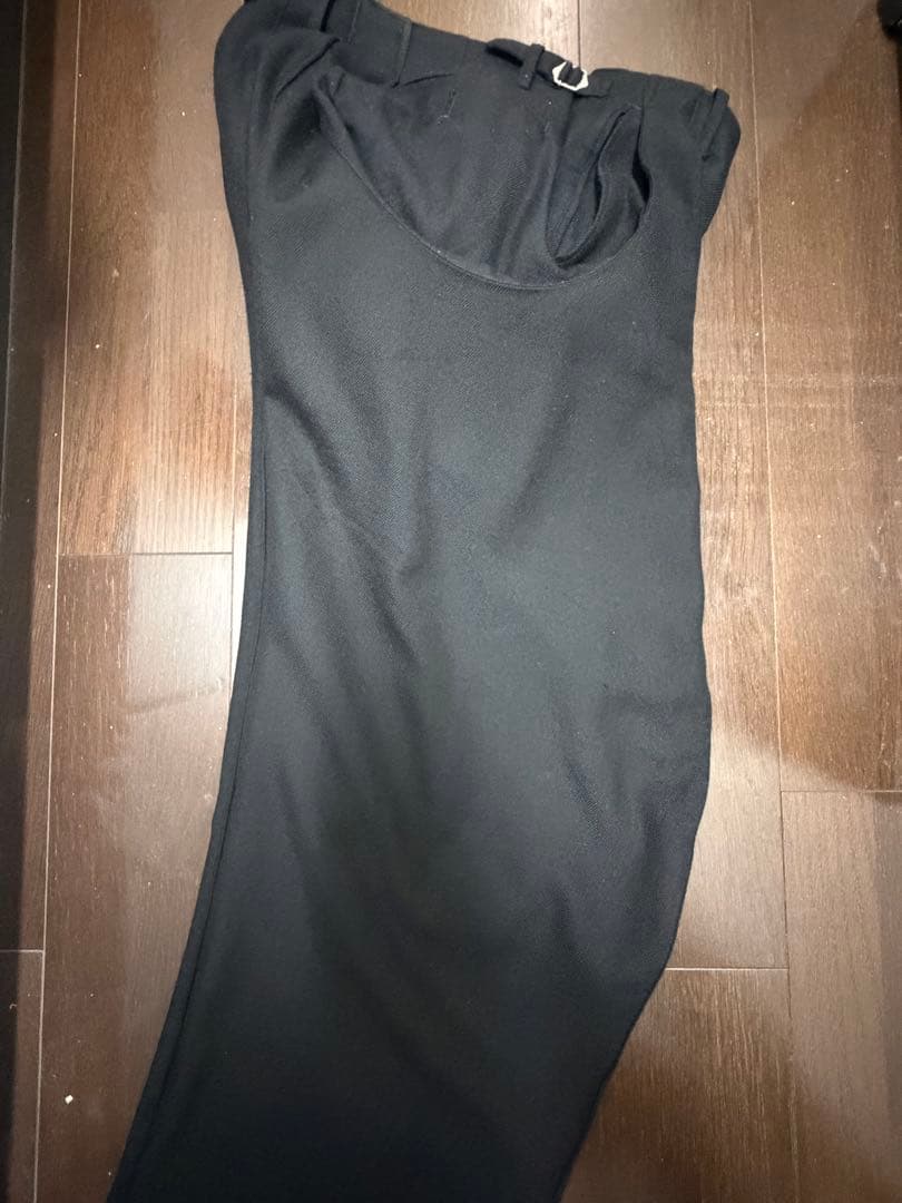 【NVRFRGT】S-CURVED WIDELEG TROUSERS