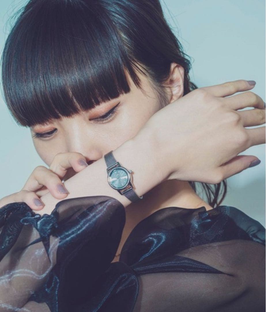 ete ソーラーウォッチ メッシュベルト レディース