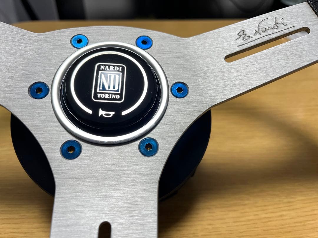 当時物　ナルディ ステアリング ワークスベル　ボス付き