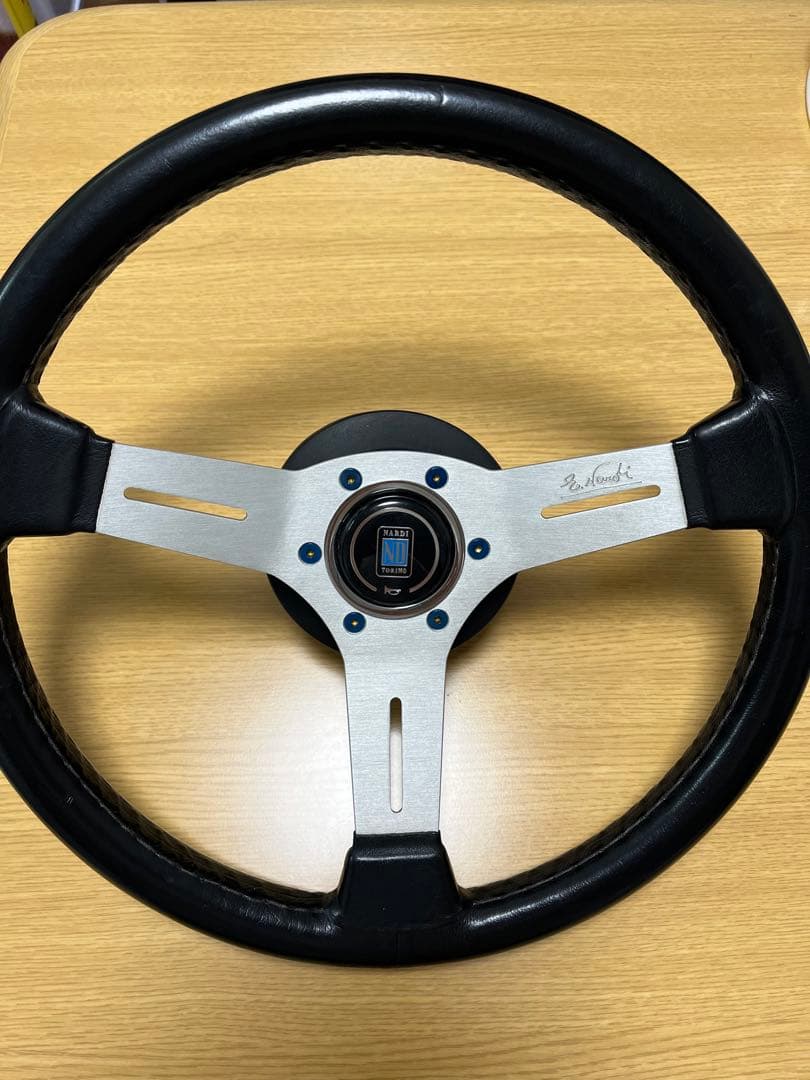 当時物　ナルディ ステアリング ワークスベル　ボス付き