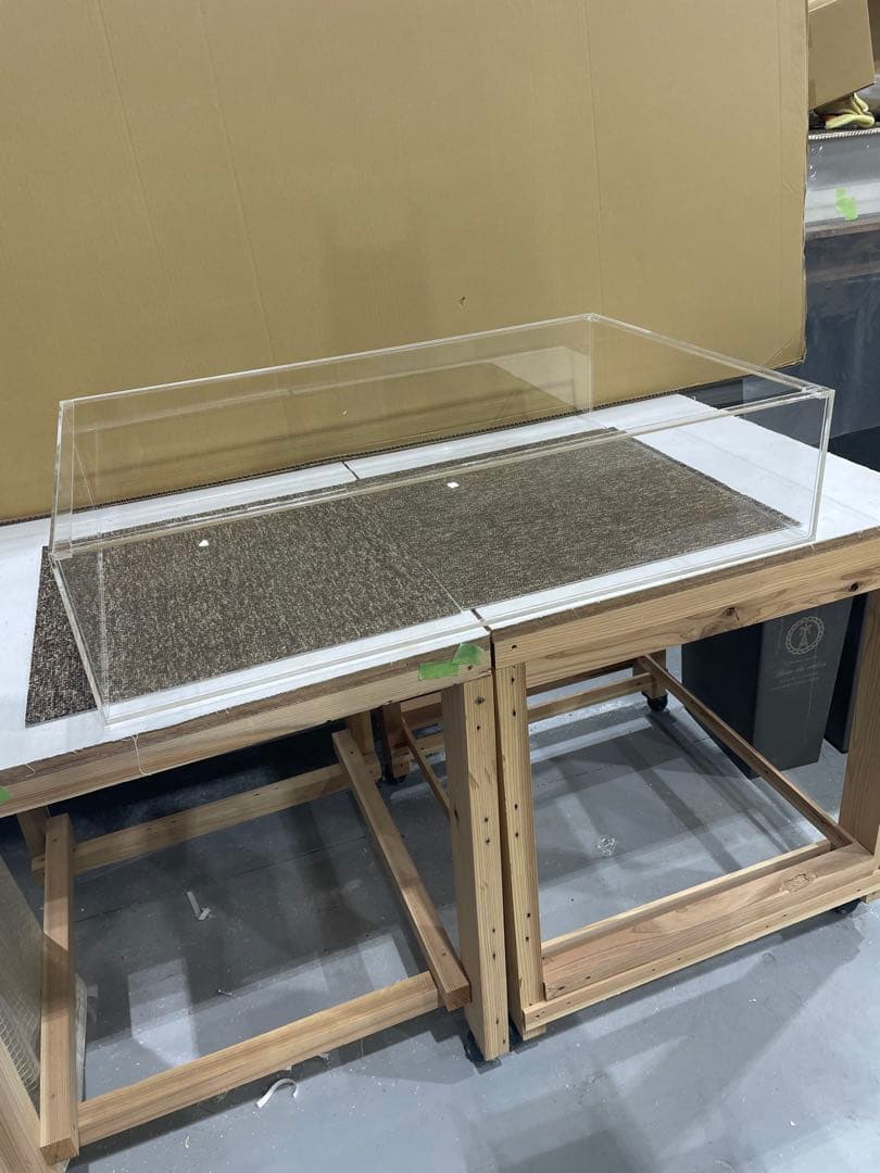 アクリル水槽4mmクリア、かっち。